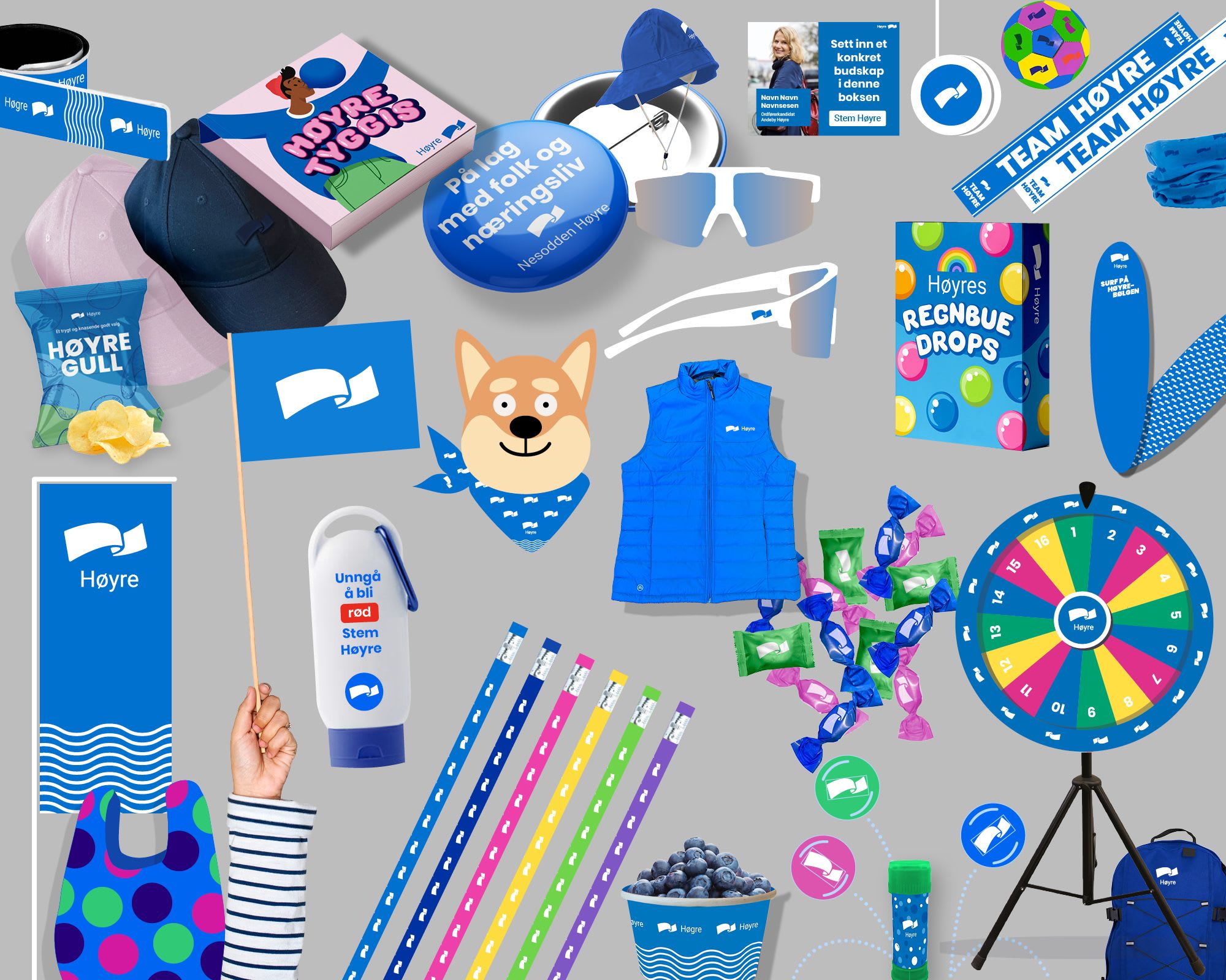 Bilde med eksklusive produkter